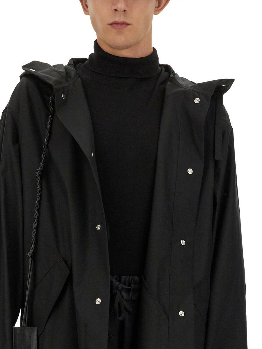 Jil Sander Men Parka With Logo