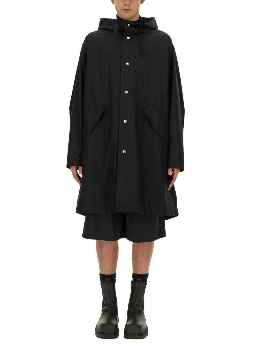 Jil Sander Men Parka With Logo