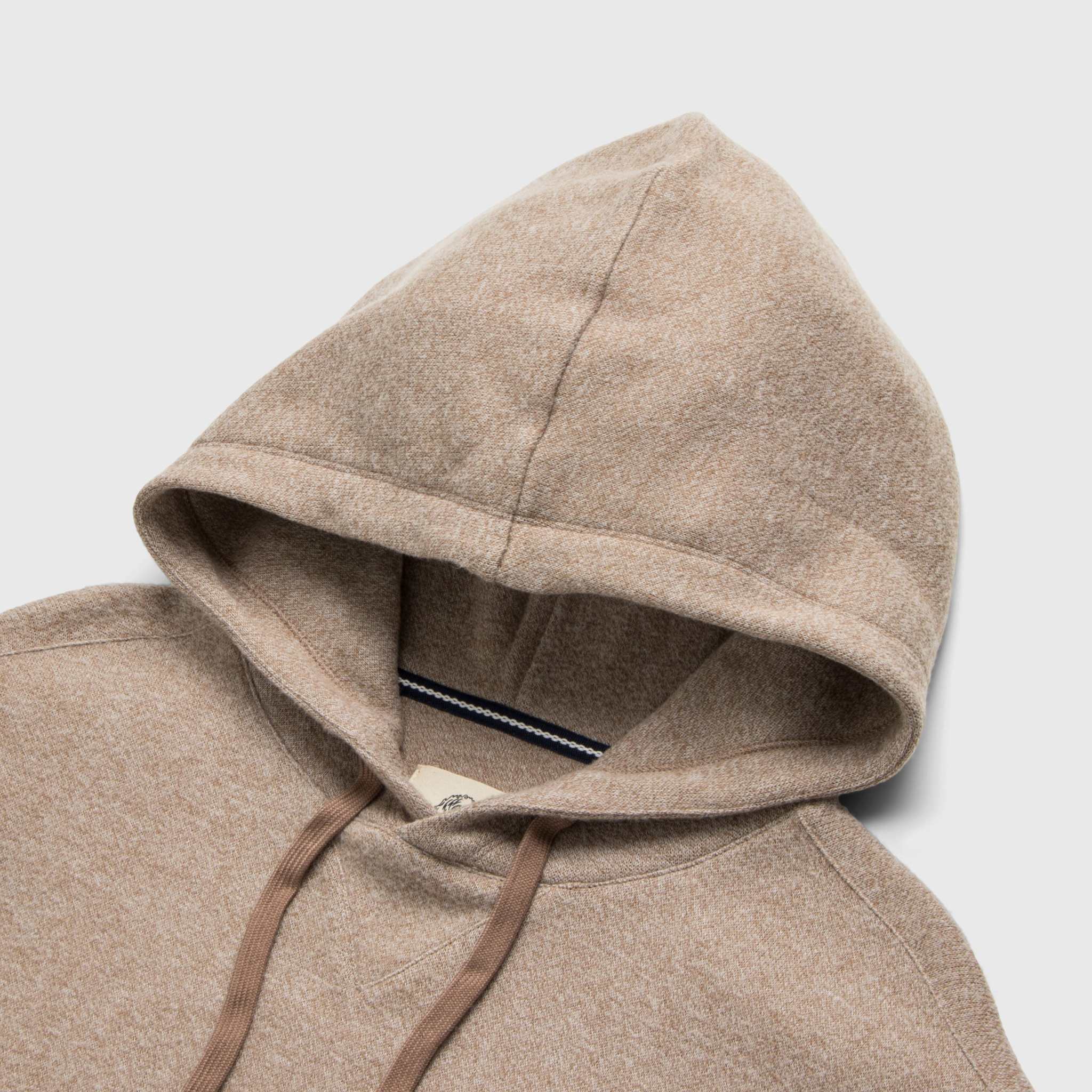 Justin Cashmist Fleece Hoodie - Camel Heather