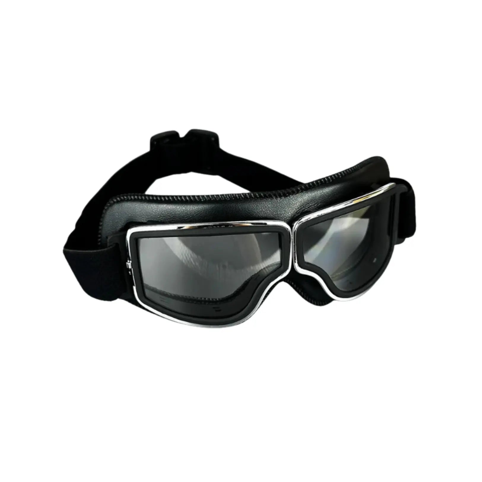 Vintage Leather Motorcycle Goggles BikerZoneZ