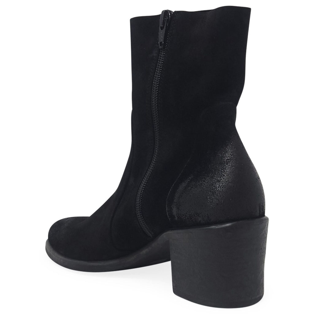Black Suede Ankle Boot