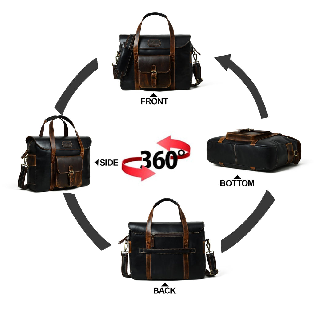 Walker Office Travel Top Handle Bag Classy Leather Bags