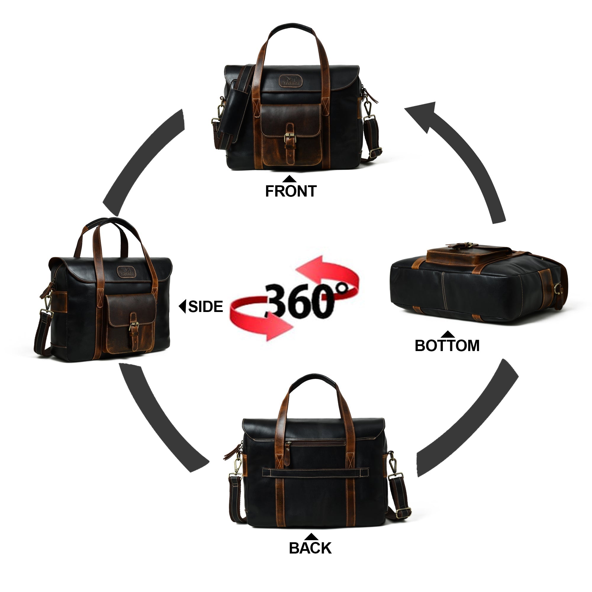 Walker Office Travel Top Handle Bag Classy Leather Bags