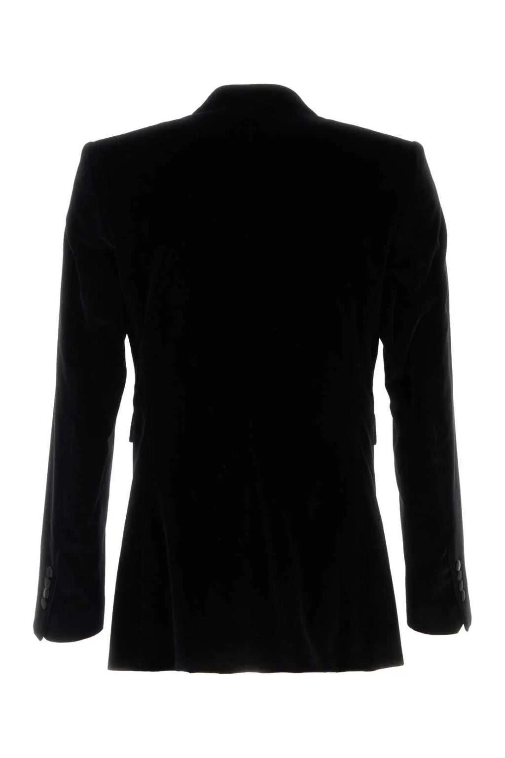 Dolce & Gabbana Men Black Velvet Blazer Luosophy