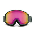 Grey Wolf Ski & Snowboard Goggles (Cherry Lemonade Mirrored Lens)