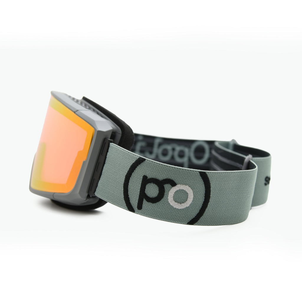 Grey Wolf Ski & Snowboard Goggles (Cherry Lemonade Mirrored Lens)