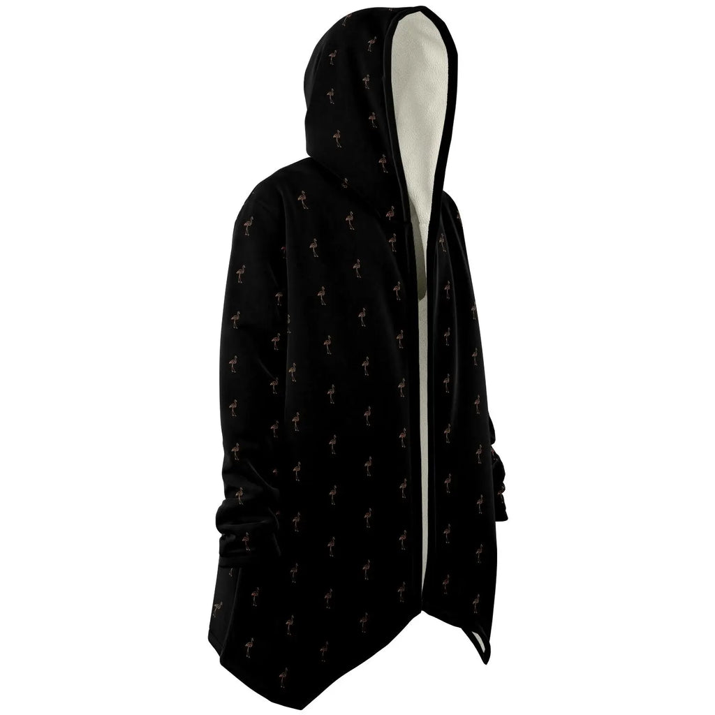 Classic Flamingo Silhouette Cloak Hoodie The Popular Flamingo