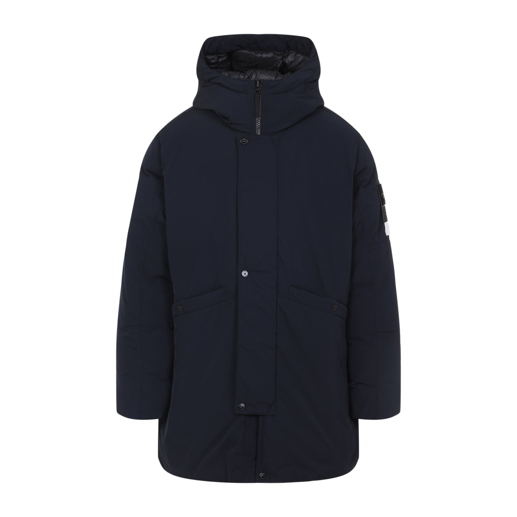 Stone Island Polyester Long Parka Men