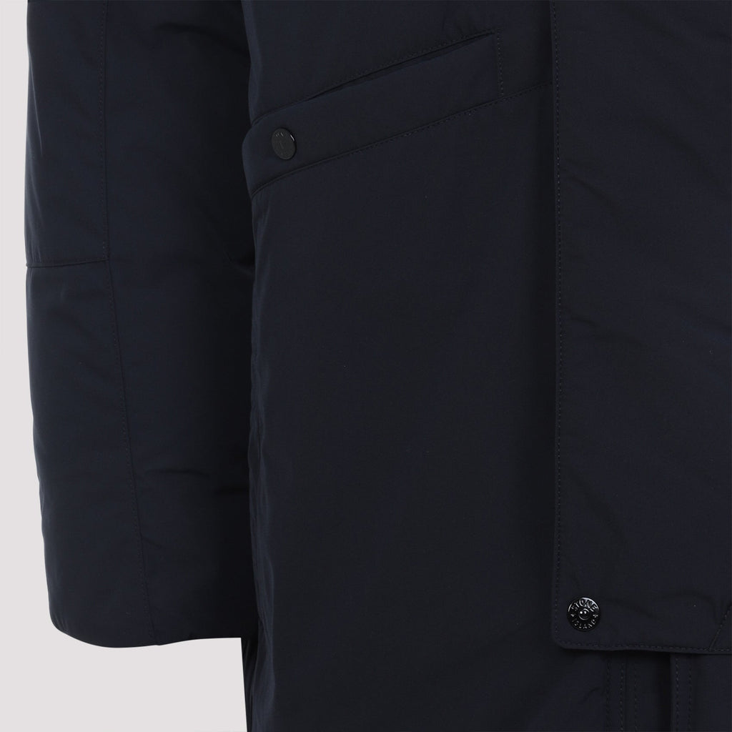 Stone Island Polyester Long Parka Men