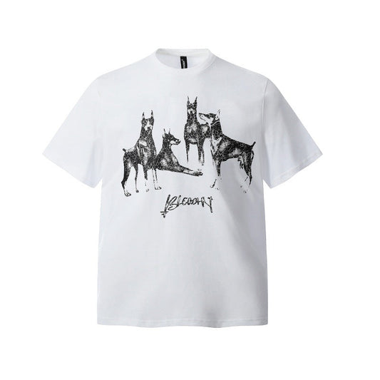 Vintage Doberman Inu Short Sleeves Tee