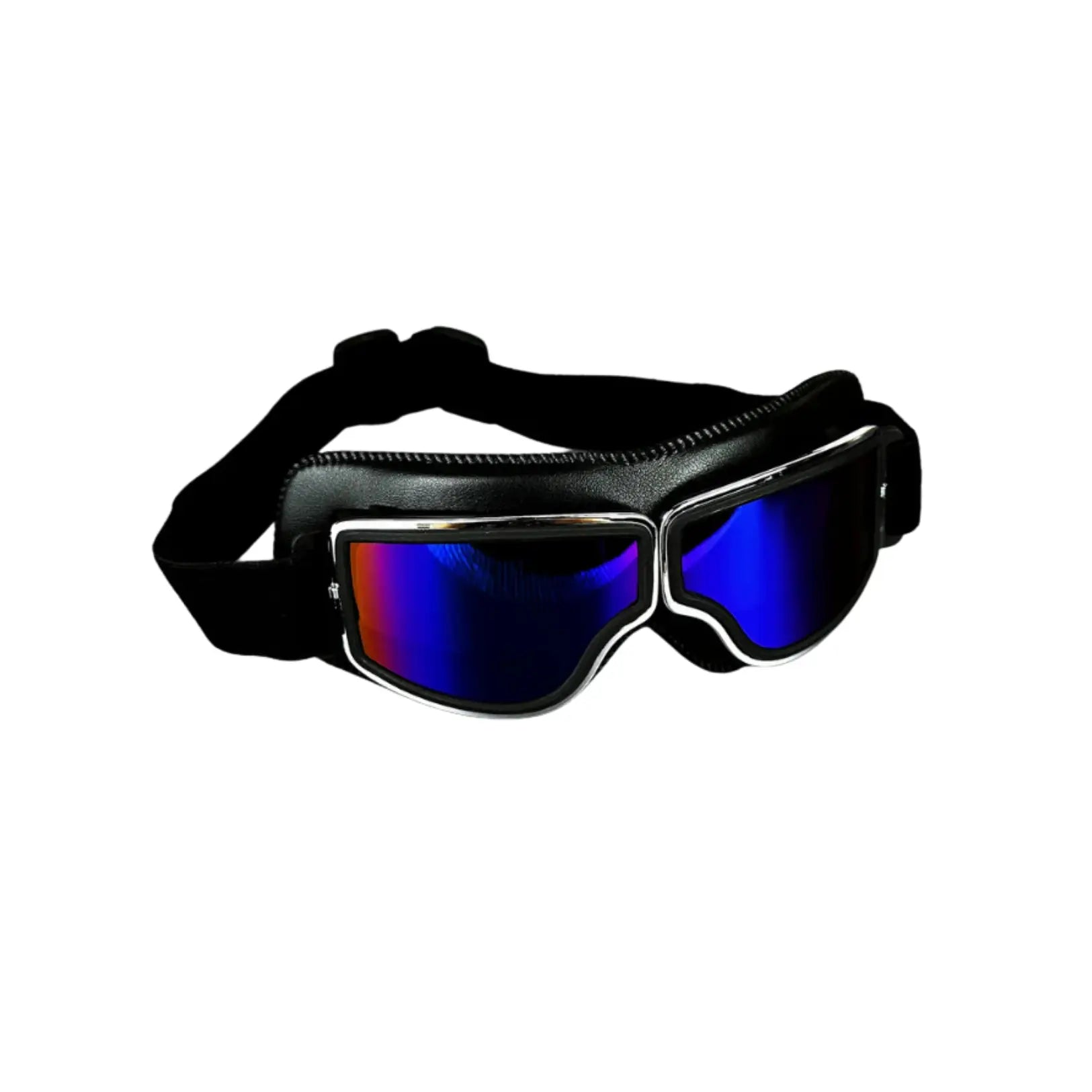 Vintage Leather Motorcycle Goggles BikerZoneZ