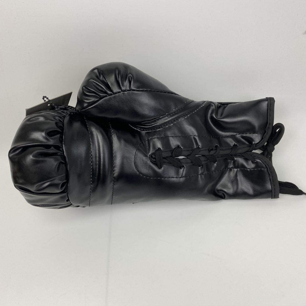 Autographed/Signed Mike Tyson Imperfect Black Everlast Boxing Glove Athlete Hologram COA