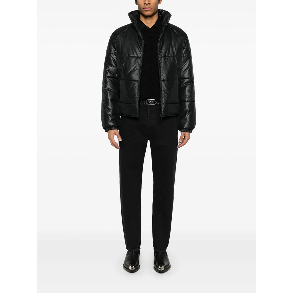 Saint Laurent Black Jackets - Padded & Down Jackets Men