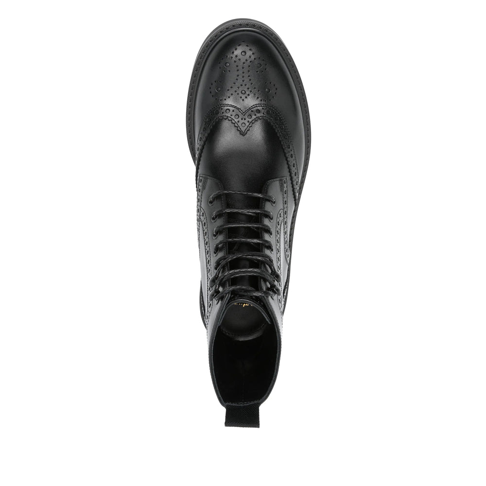 Saint Laurent Black Boots Men