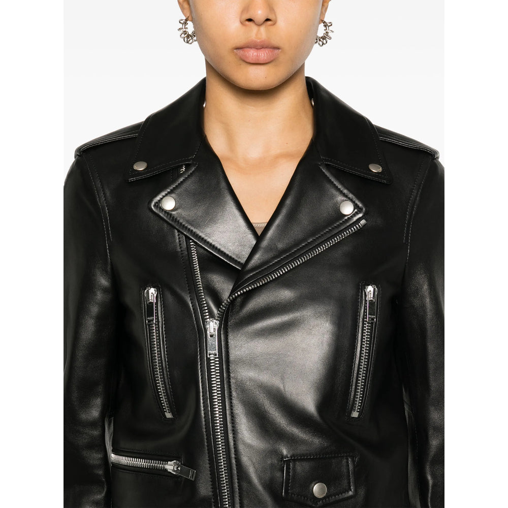 Saint Laurent Black Jackets - Biker Jackets Women