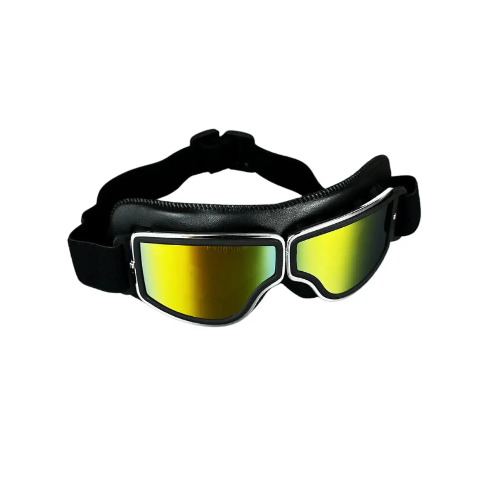 Vintage Leather Motorcycle Goggles BikerZoneZ