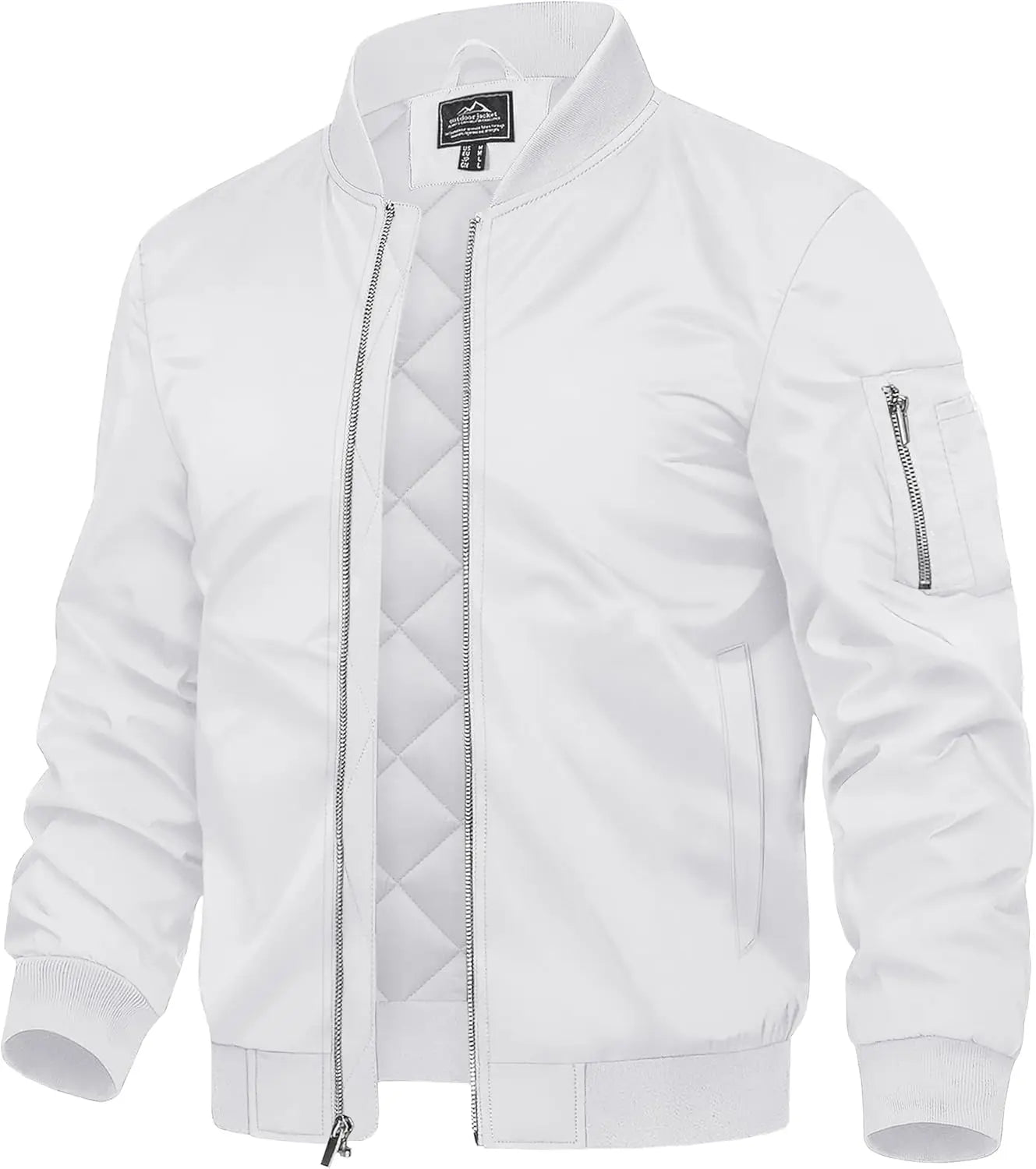 7DAY'S Men's Bomber Jackets Thermal Quilted Jacket Water Resistant Warm Winter Coats 7DAY'S