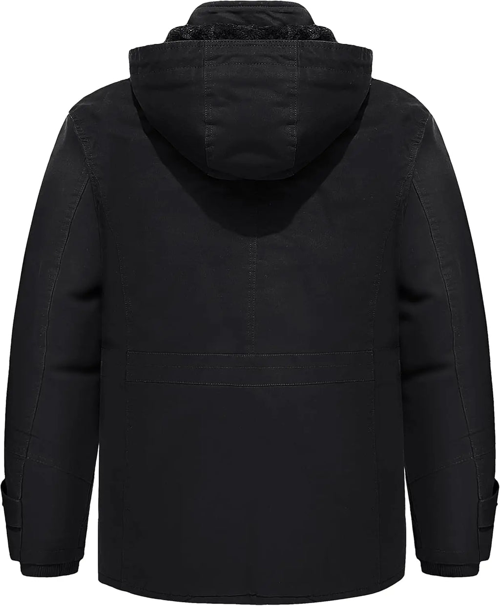 7DAY'S Men's Winter Jacket Cotton Military Jackets Fleece Lined Thick Work Warm Cargo Coats with Hooded 7DAY'S