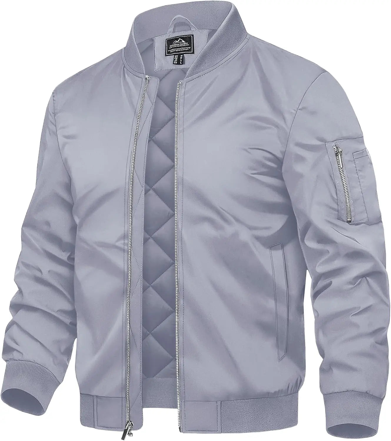 7DAY'S Men's Bomber Jackets Thermal Quilted Jacket Water Resistant Warm Winter Coats 7DAY'S