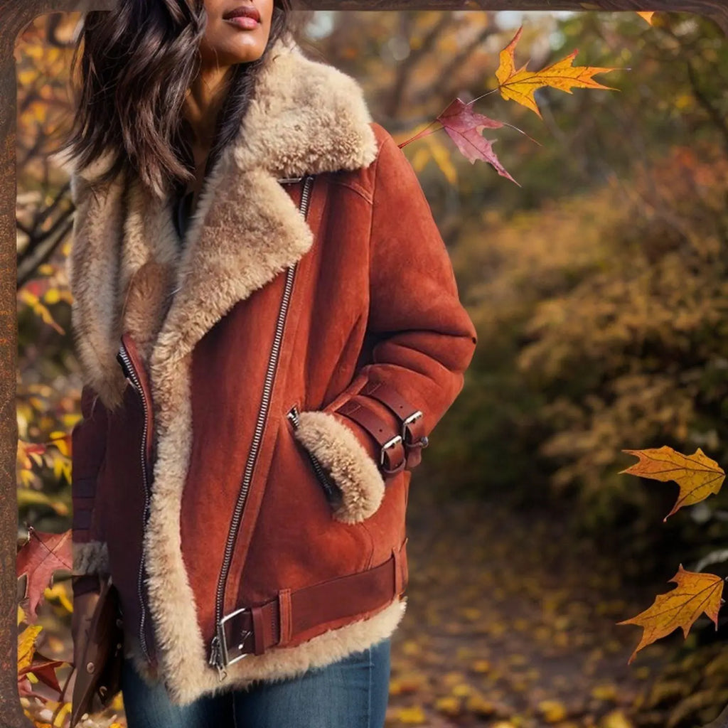 Western Fur & Suede Coat | Stylish Country Girl Jacket for Fall & Winter Country in My Heart
