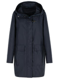 Fay 'Morning' Blue Polyester Parka Women