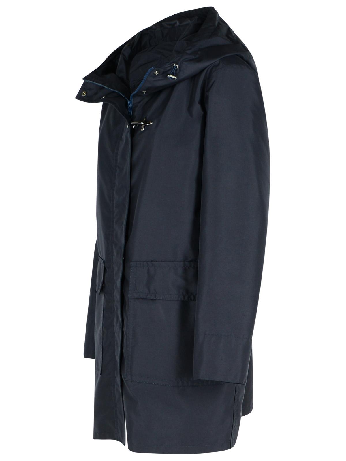 Fay 'Morning' Blue Polyester Parka Women