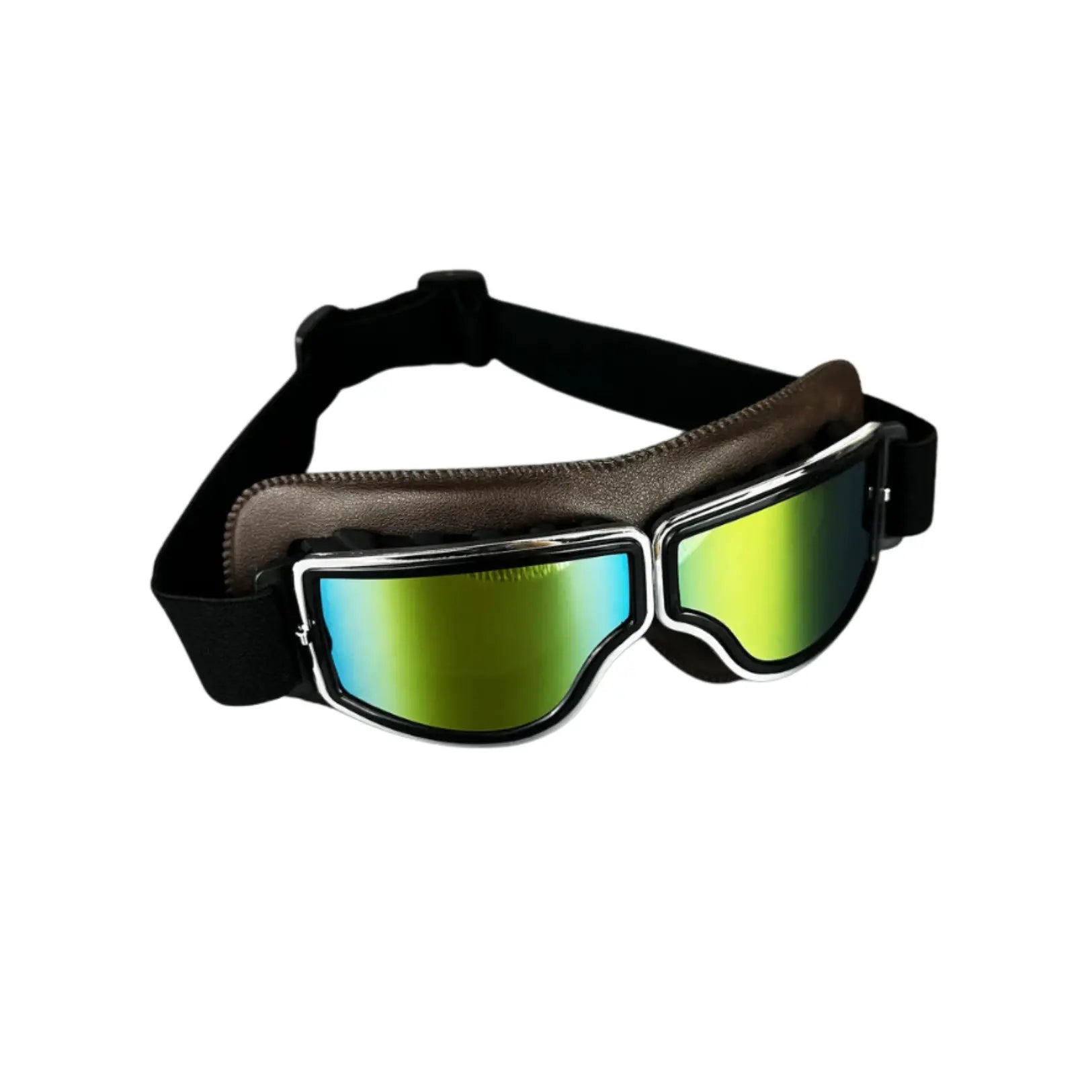 Vintage Leather Motorcycle Goggles BikerZoneZ
