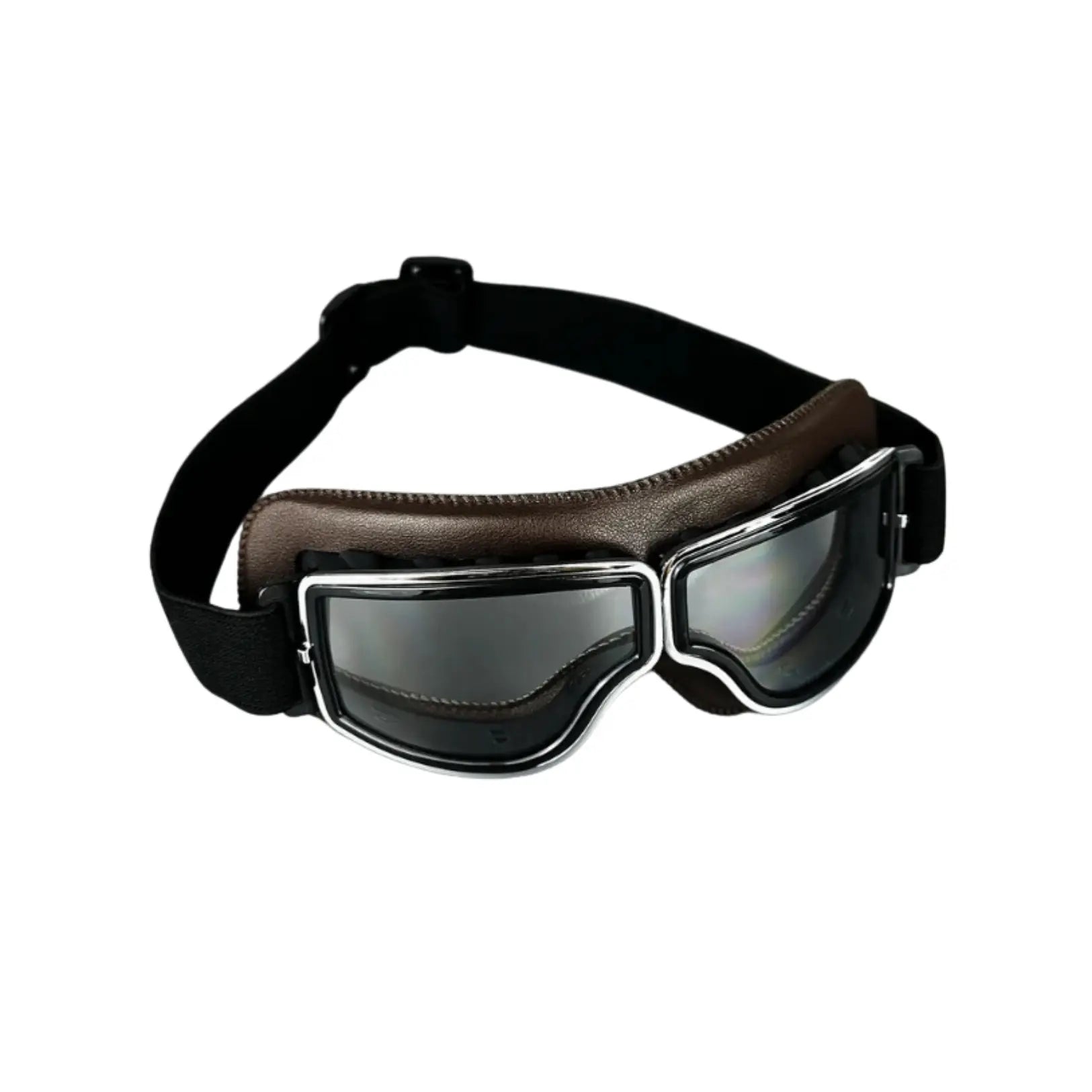 Vintage Leather Motorcycle Goggles BikerZoneZ