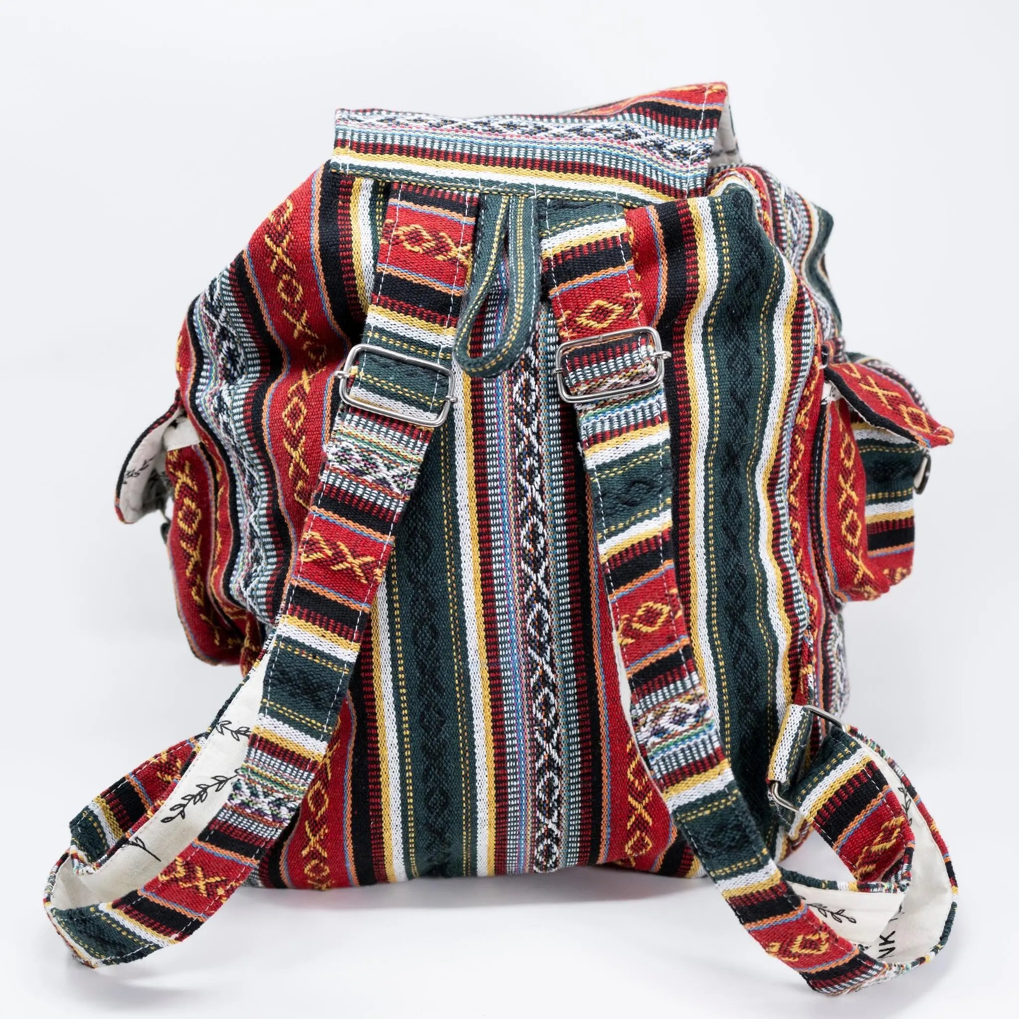 Recycled Travel Backpack Delhi Rice Love