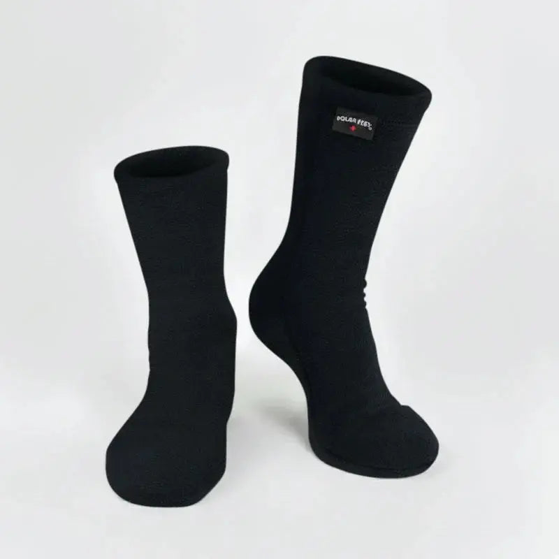 Polar Feet Supersoft Fleece Socks - Black Polar Feet® LLC
