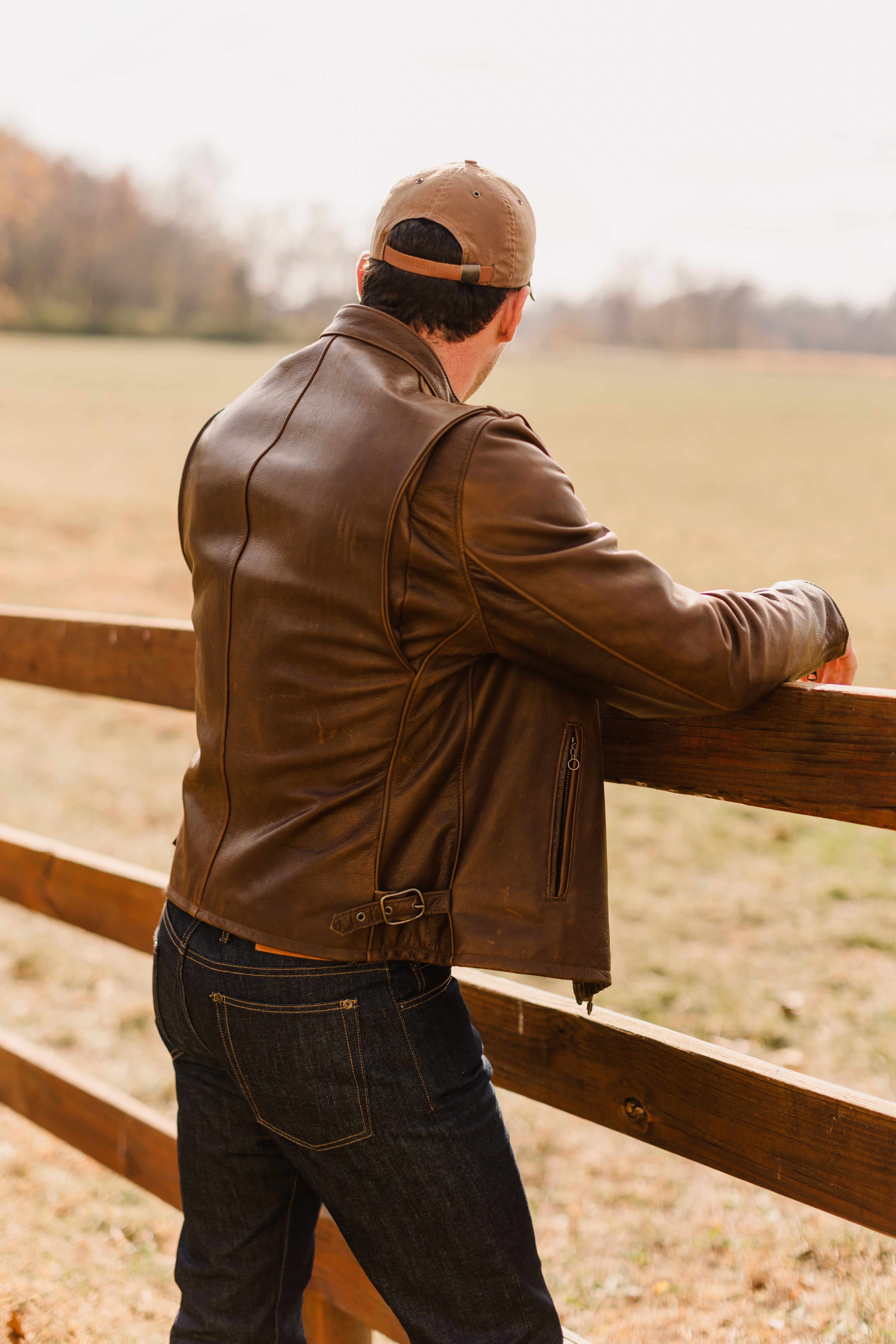 Schott x Ball and Buck Perfecto Leather Jacket
