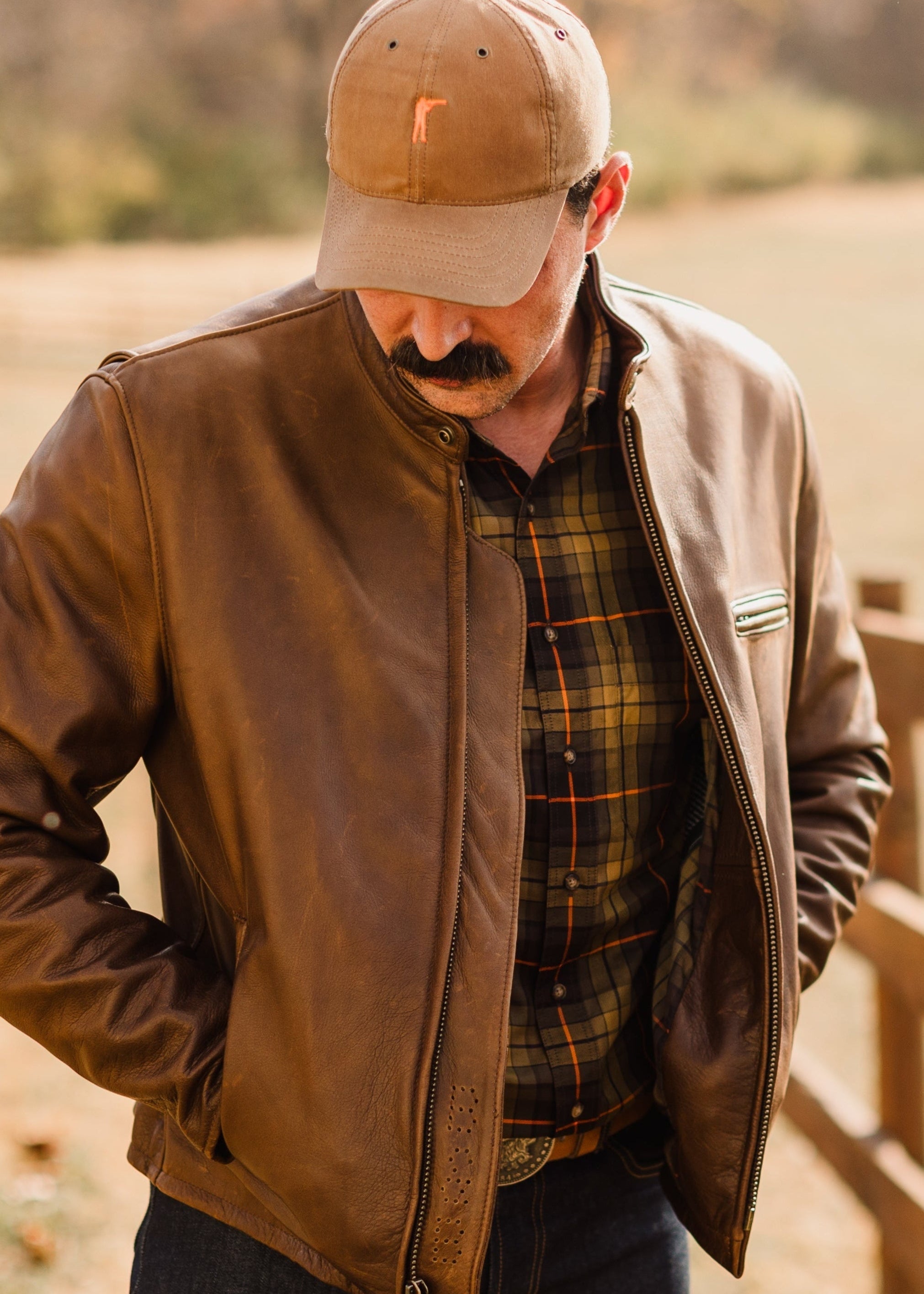 Schott x Ball and Buck Perfecto Leather Jacket