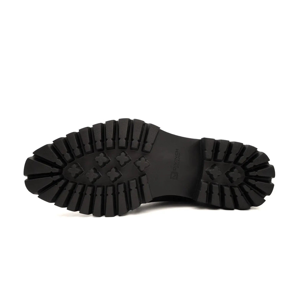 Black Double Monk Lug Boot