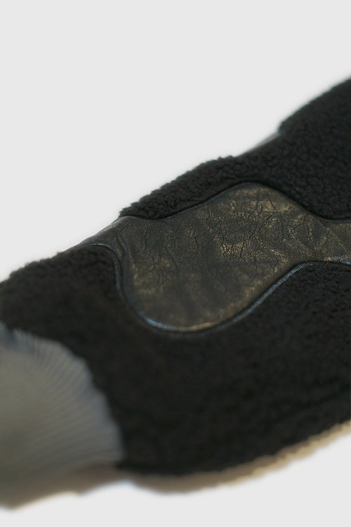 Sherpa & Faux Leather Bomber Jacket