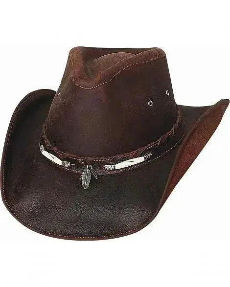 Bullhide Briscoe - Leather Cowboy Hat HatCountry