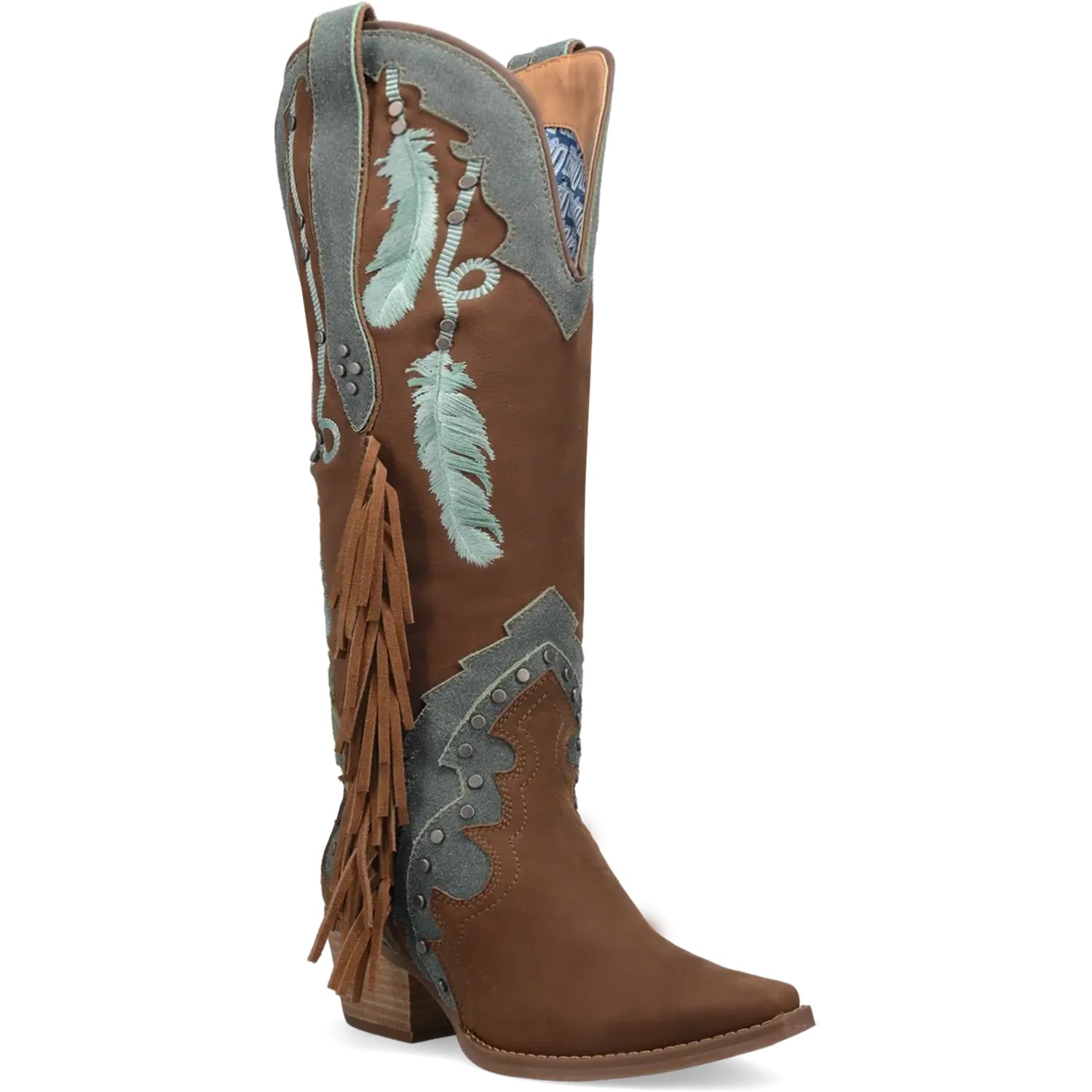 Dingo Dream Catcher - Womens Suede Leather Cowboy Boots HatCountry