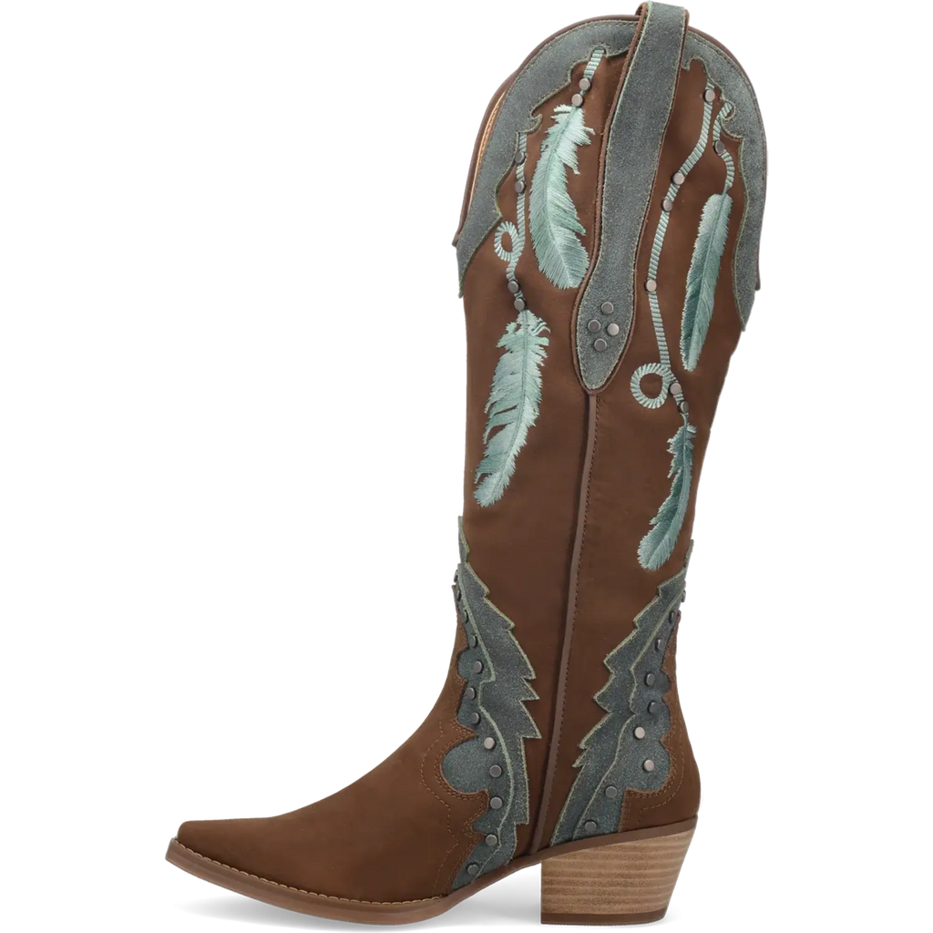 Dingo Dream Catcher - Womens Suede Leather Cowboy Boots HatCountry