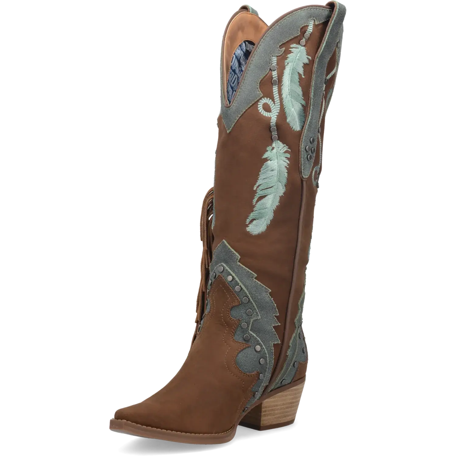 Dingo Dream Catcher - Womens Suede Leather Cowboy Boots HatCountry