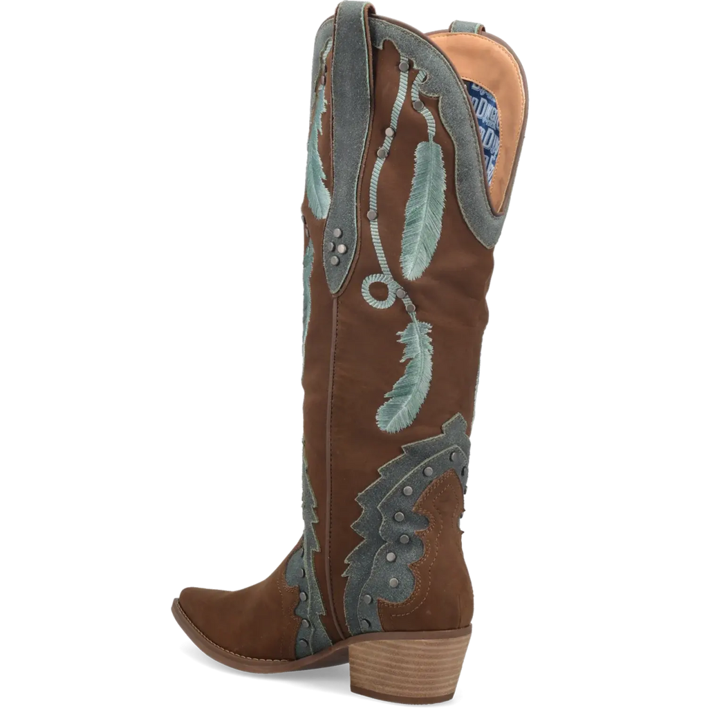Dingo Dream Catcher - Womens Suede Leather Cowboy Boots HatCountry