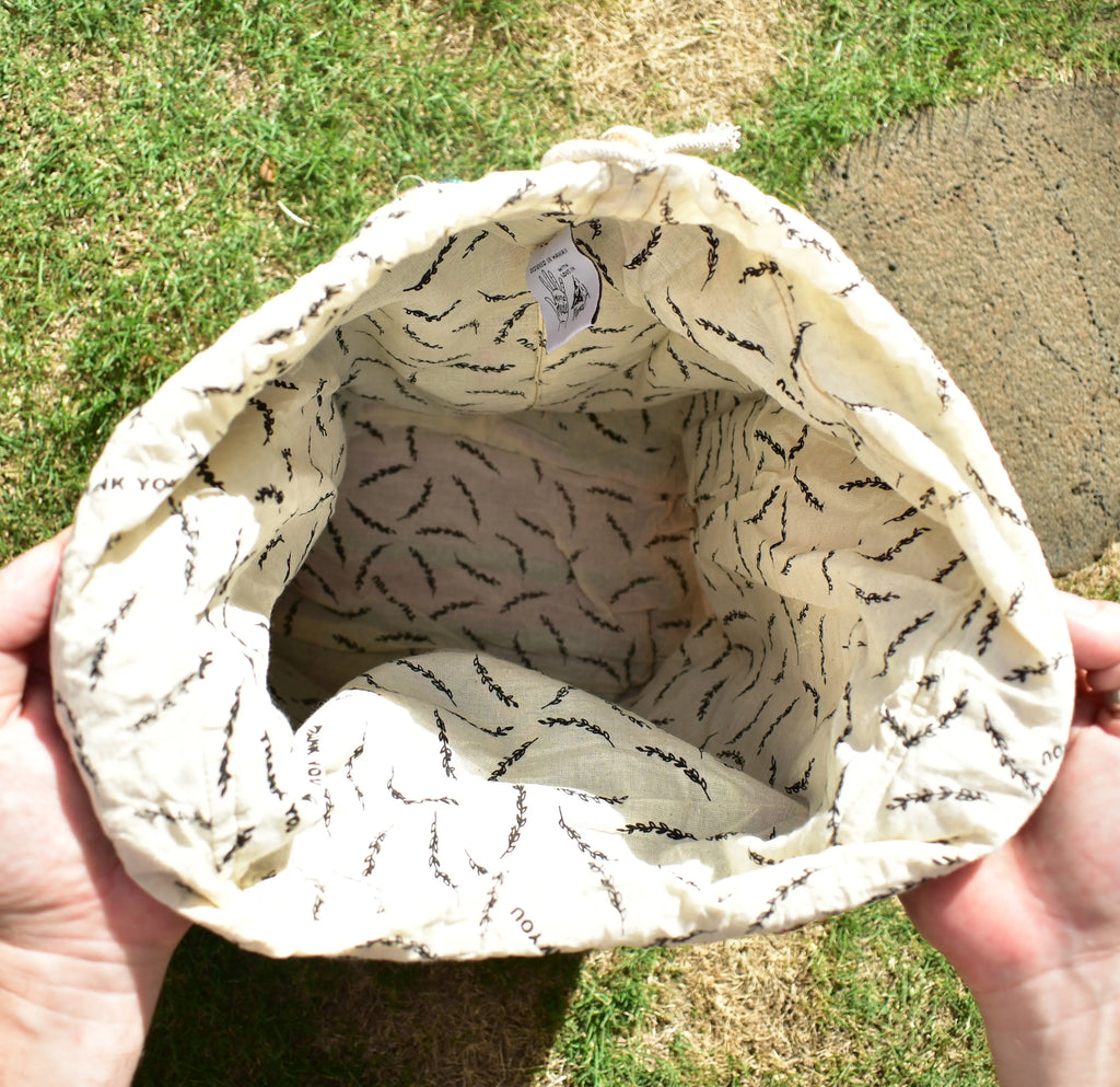 Recycled Travel Backpack Delhi Rice Love