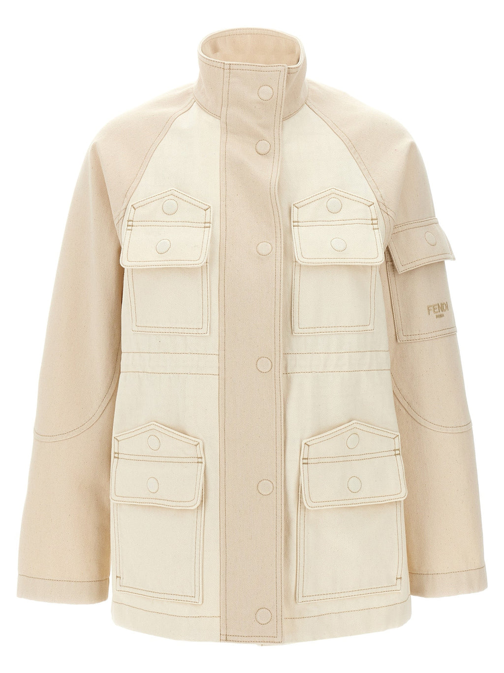 Fendi Women Denim Parka