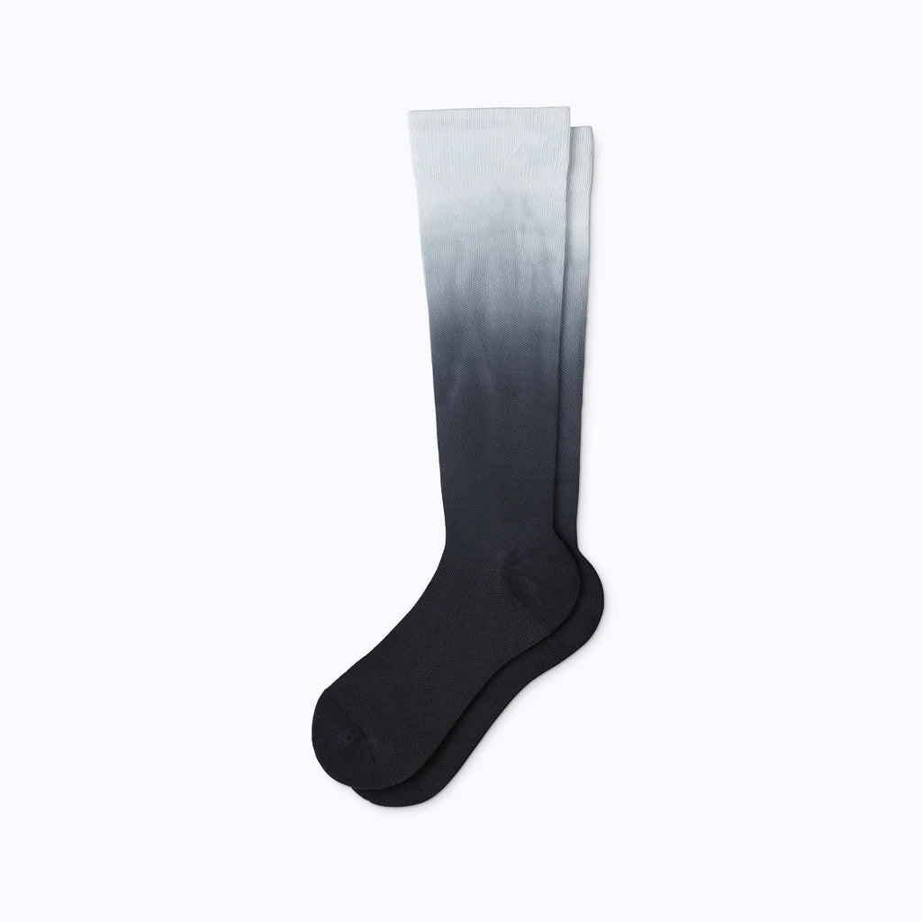 Knee-High Compression Socks – Black Ombre Comrad