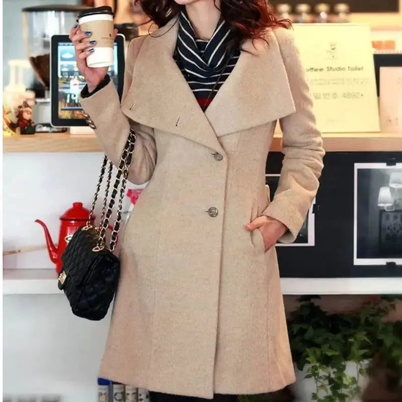 Winter Cashmere Long Women's Coat Mimarta