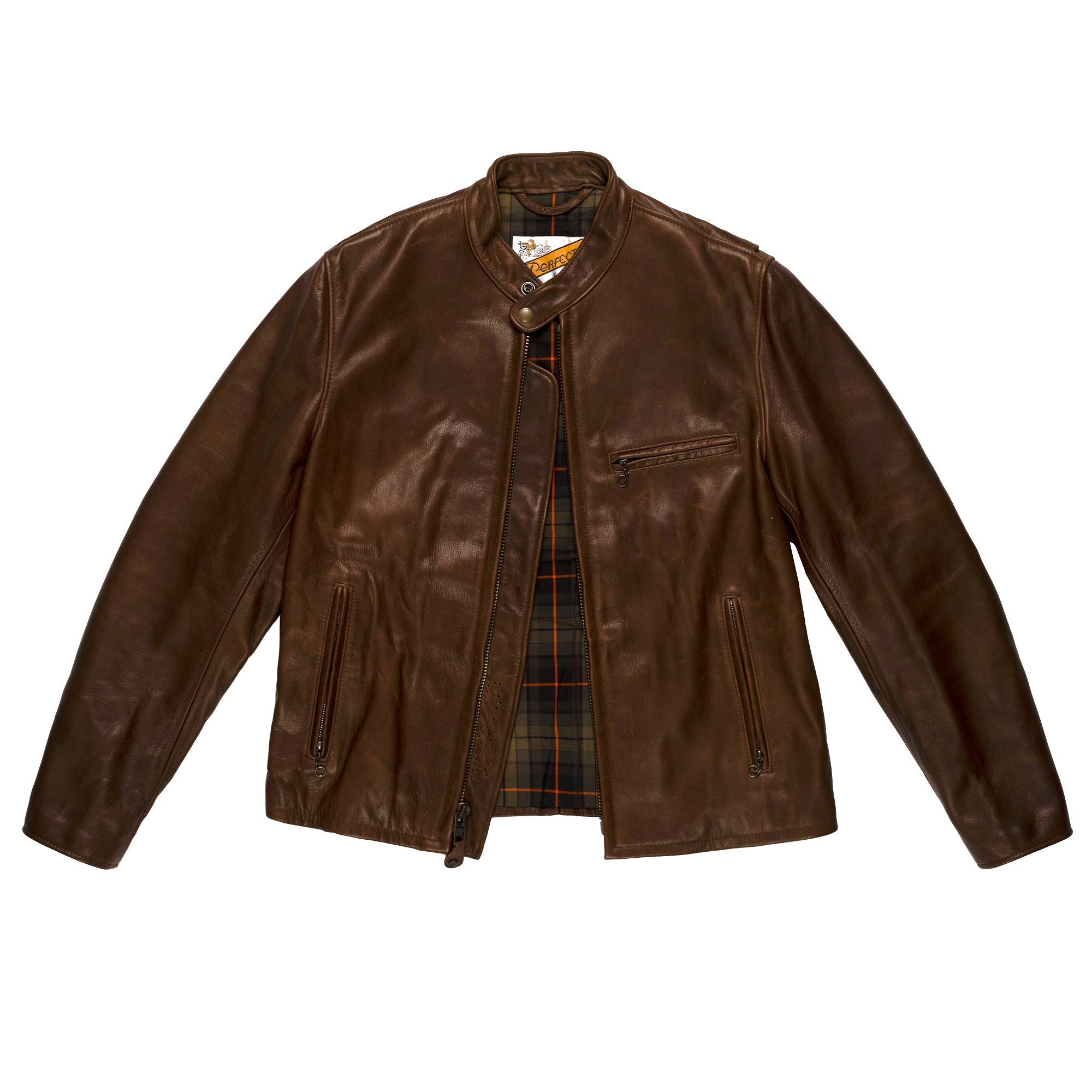 Schott x Ball and Buck Perfecto Leather Jacket