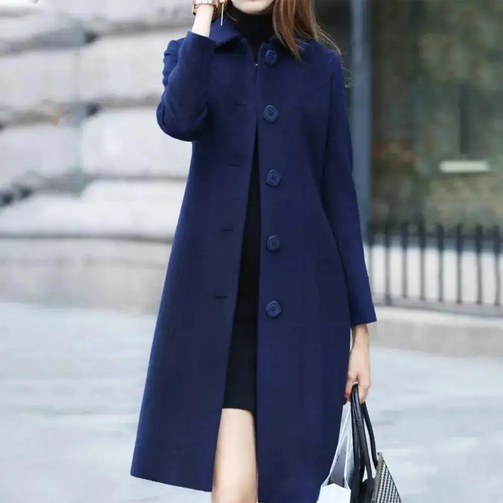 Mid Length Elegant Warm Winter Coat Mimarta