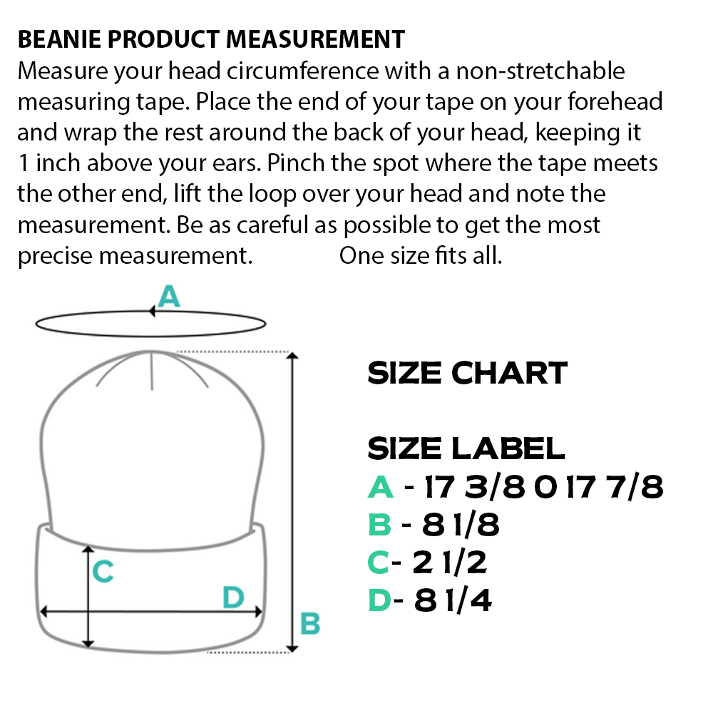 SKI Polish Last Name Cuffed Beanie