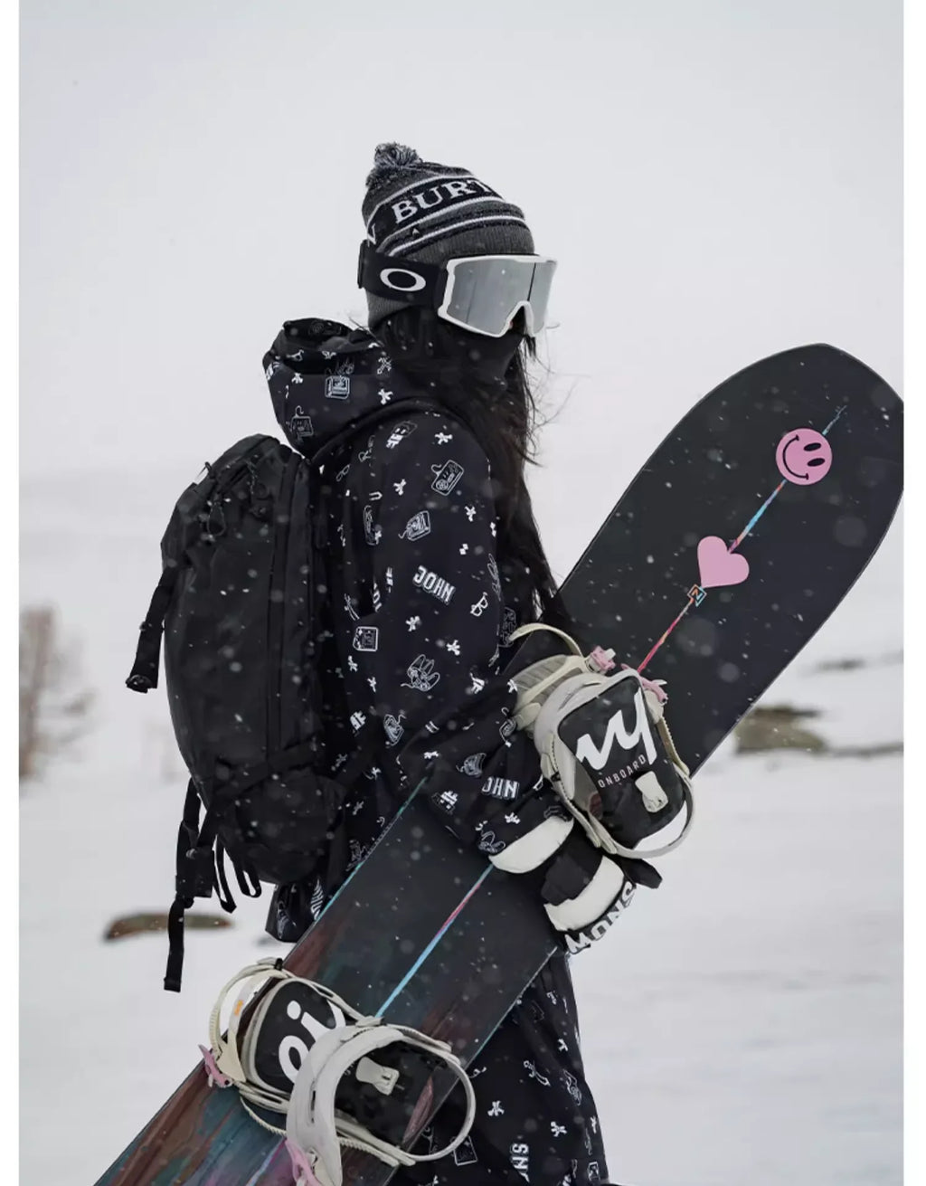 JOHN SNOW Ski Suit Set Windproof Waterproof Warm Women's Skiing Pants