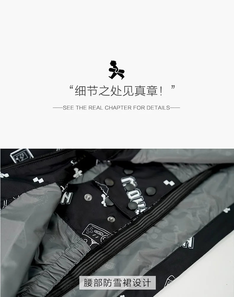 JOHN SNOW Ski Suit Set Windproof Waterproof Warm Women's Skiing Pants