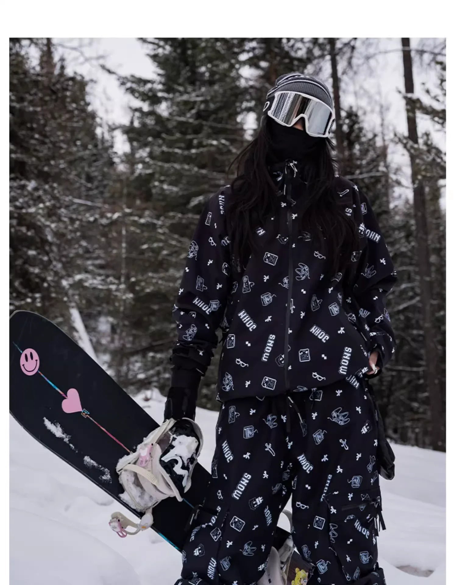 JOHN SNOW Ski Suit Set Windproof Waterproof Warm Women's Skiing Pants