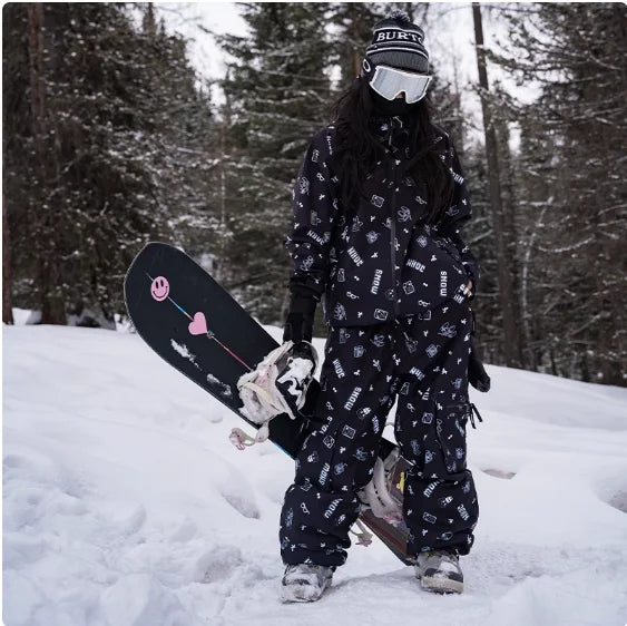 JOHN SNOW Ski Suit Set Windproof Waterproof Warm Women's Skiing Pants